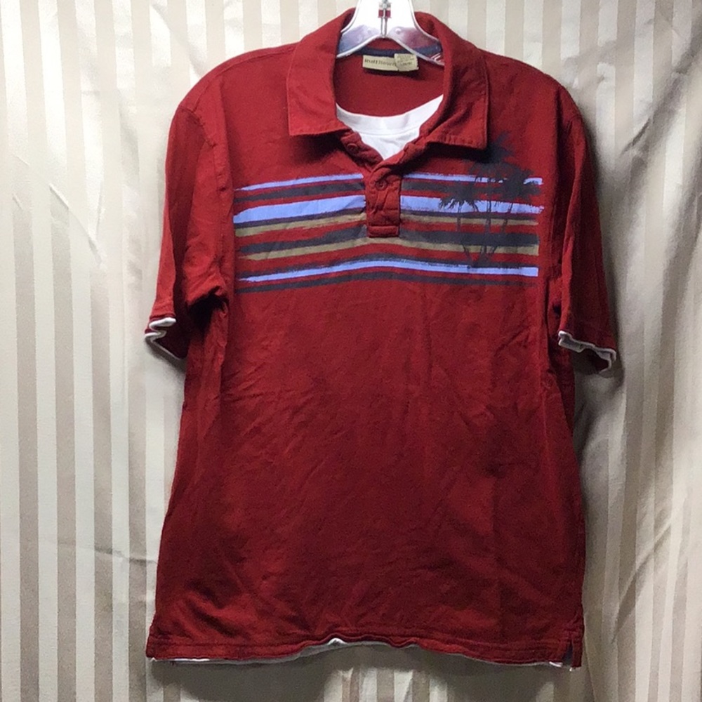 Ruff Hewn Boys Size 14-16 Short Sleeve Polo Shirt